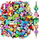 10 x 100 Pcs Cute Pencil Topper Decoation,Mixed Different Style Lovely Pencil Clips,Bulk Pen Toppers Charm Accessories for Kids,Classroom Rewards Prizes Gift for Students