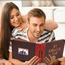 Adventure Book Diary Photo Scrapbook, Hard Cover Movie Style Scrapbook for Anniversary, Wedding, Travelling, Birthday, Christmas (Up Adventure book various sizes)