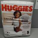Huggies Size 5 Diapers, Skin Essentials Baby Diapers, Size 5 (27+ lbs), 132 Count (2 Packs of 66), 