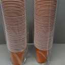 Lounsweer 100 Pcs 16 oz Disposable Party Cups Plastic Heavy Duty Drinking Water Cups for Graduation Baby Shower Wedding BBQ Birthday Picnic Party Supplies(Orange)