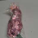 HomRain Women's Sexy Sequin Tops V Neck Strappy Casual Glitter Sparkly Camisole with Ruffle Party Sleeveless Tank Tops (Pink)