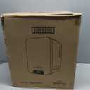 Cooluli 20 Liter Mini Fridge with Temperature Control - White Thermoelectric Cooler and Warmer for Bedroom, Office, Car, Dorm