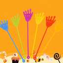 24 Pack Halloween Sticky Hands Toys, Skeleton Hand Sticky Stretchy Toys for Kids Girls Boys Halloween Goodie Bags Stuffers Party Favors Treat Bag Gifts