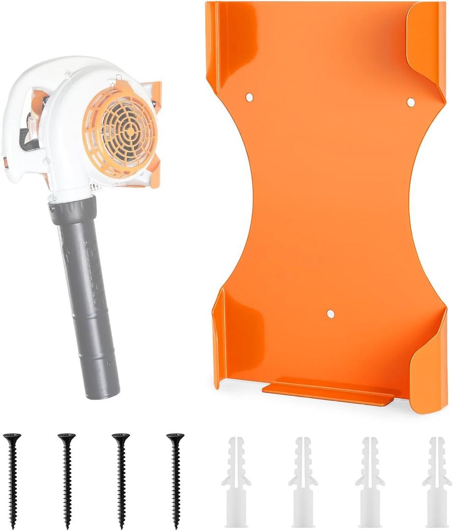 Leaf Blower Hanger for Stihl BG-56, BG-66, BG-86, SH-56, SH86, Upgrade Handheld Blower Rack for Garage Wall, Leaf Blower Holder