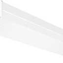4FT 5.7"W LED Wraparound Light, 40W, 4400lm, 4000K, [2-Lamp 32W Fluorescent Equiv.], Hardwired, 4 Foot LED Wrap Light Flush Mount Office Ceiling Light Fixture for Garage, Office, Kitchen, ETL