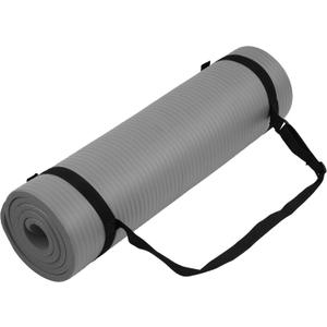 1/2-inch Thick High Density Exercise Yoga Mat with Carrying Strap