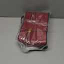 Classic Satchel Crossbody Purse for Women Chic Mini Box Purse, Women Crossbody Shoulder Bag Small Satchel Purse (Big Red)