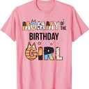 Mommy of The Birthday Girl Party Blue Dog Lover Matching T-Shirt XXL