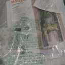 MAGZO Magnetic Screen Door Fit Door Size 32 x 80 Inch, Screen Size 34" x 81" Strong Magnet Door Mesh with Reinforced Hook & Loop for Patio Door, Sliding Door, White