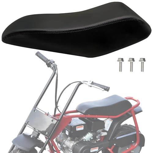 QYMOTO 17" CC100X Seat, Upgraded Replacement Minibike Seat Cushion Pad Compatible with Coleman Mini Bike Parts Mini Bike Seat Accessories