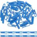 2 x Cabilock Trash Bag Clips for Trash can 50 Pcs Plastic Garbage Bag Fixing Clips Anti-Slip Clamps for Kitchen Bathroom Office Use 2.16X0.59X0.39In