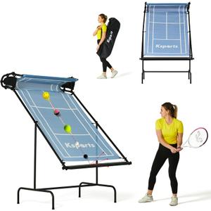 Ksports Tennis Rebounder Net Multi Racket Sports Trainer for Tennis, Pickleball, Padel, Squash & Racquetball Quick Assembly, Portable with Carry Bag, Standard