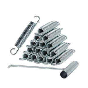 5.5-7 Inch Trampoline Springs Heavy Duty Stainless Steel Replacement Spring, Set of 16