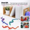 2 x 3D Printed Dragon,Mystery Easter Crystal 3D Dragon Egg,Dragon Eggs with Dragon Inside,3D Printed Animals Fidget Desk Decor(Rainbow, 8in)