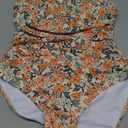 SUUKSESS Women One Piece Tummy Control Swimsuit Crisscross Backless Bathing Suit,M