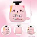 Graduation Gift Cat Stuffed Animal - Pink Cat with Graduation Cap Gown Plush Toy for Kindergarten Preschool Elementary Graduation 2026 Soft Personalized Graduation Gifts for Kids Girls Her 9 Inch