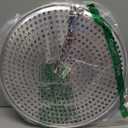 Norjac Pizza Pan with Holes, 10 Inch 2 Pack, Aluminum Pans for Oven, Round, Rust-Free & Heavy-Duty, Perforated Baking Tray for Crispy Crust