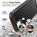 TUTUKII for iPhone 16e & iPhone 17e Case with Belt Clip Holster, Anti-Shock, Anti-Slip, Compatible with MagSafe, 3-Layer Drop Protection, Heavy Duty Magnetic Phone Case Cover 6.1", Black
