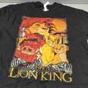 Disney Men's Lion King Group Poster Graphic T-Shirt (Large, Black)