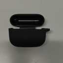 2022 Silicone Case Compatible with Airpods Pro 2 Ultrathin 1.5mm Thick Protective Cover Front LED Visible (Black)