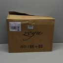 zeyu Modern Hanging Pendant Lights 2 Pack, Kitchen Pendant Lighting with Clear Glass Shade, Black and Gold Finish, ZG33M1L-2 BK+BG (4.7 Inch | 2 Pack)