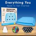 MagnaStack Magnetic Strategy Game - Portable Travel Board Game for Kids & Adults | Fun, Simple to Learn, Fast-Paced Gameplay | Brain Teaser & Family Party Game. (MagnaStack: Board Play Format)