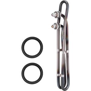 4KW 240V Titanium Hot Tub Heater Element with Mounting Hardware Compatible with Flo-Thru Universal Tub Heating Element Applicable in Balboa Spa Heater Element Spas Electric Heaters or Swimming Pools