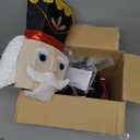 Hausse Lighted Christmas Outdoor Decor, 37.5" Height Pre-Lit 3D Tinsel Xmas Nutcracker Soldier Figure, Light Up Xmas Yard Displays, Plug in for Holiday Party New Year Winter Patio Lawn Garden