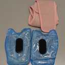 REVIX Wisdom Tooth Ice Pack Wrap with 3D Sewing Design Face Ice Wrap for Jaw, TMJ, Oral Discomfort, Teeth Removal and Dental Implants, Super Snug Fit with 4 Hot Cold Packs Reusable, Pink