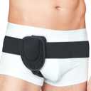 Adamson H2: Hernia Belts for Men - Adjustable Inguinal Hernia Belt Left or Right Side - Groin Compression Wrap with Adjustable Waist Strap - Univeral Fit Discreet Under Clothing & Comfortable Support