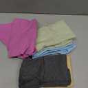 ALLBASE womens Cotton Underwear Ladies High Waisted Full Coverage Stretch Plus Size Postpartum Panties Pack of 5 4XL