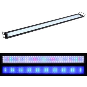 WaterRebirth LED Aquarium Light, Full Spectrum Fish Tank Led Light with Aluminum Alloy Shell Extendable Brackets (48-54 in)