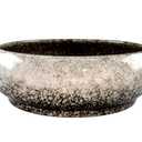 ZXINEETC Garden Bowl Planter Water Plant Pot Water Lily Pots Hydroponic Planter Bonsai Pots Garden Decorative Cactus Stand Flower Container Daffodil Pot Bowl (Ivory White)