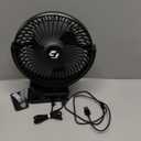 8" Clip on Fan, 20000mAh Rechargeable Fan Battery Portable, Strong Airflow
3 Speeds, USB Fan Small Desk Fan Personal Quiet Fan for Office, Stroller, Bedroom, Camping, Gifts for Men