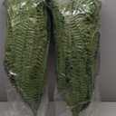 CQURE 128 Branches Fake Ferns Artificial Plants Large, 48" Set of 2 Artificial Boston Ferns Faux Hanging Fake Plants for Outdoors Planter Home Garden Decor