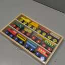 Wooden Train Set 12 PCS - Train Toys Magnetic Set Includes 3 Engines - Toy Train Sets For Kids Toddler Boys And Girls - Compatible With All Major Brands - Original - By Play22
