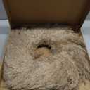 Natural Pampas Grass Wreath, 20'' Real Pampas Wreath for Front Door, Boho Wall Decor, Farmhouse Style, DIY Arrangement, Feather Wall Decor