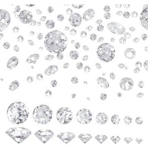 PH PandaHall 1400pcs Clear Cubic Zirconia Stone, 8 Sizes Grade A Faceted CZ Diamante Rhinestone Gems with Pointed Back Cabochons for Ring Earring Bracelet Nail Art Jewelry, 0.8/1/1.5/2/2.5/3/4/5mm