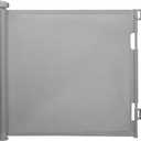 Retractable Baby Gate,Mesh Baby Gate or Mesh Dog Gate,33" Tall,Extends up to 71" Wide,Child Safety Gate for Doorways, Stairs, Hallways, Indoor/Outdoor, Grey