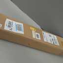 LazBlinds No Drill Bamboo Roman Shades, 25" W x 64" H, Star-Off White