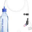 Burtrail Hydration Adapter Kit Upgraded - Convert Bottled Water into a Sports Drink Bottle, Compatible with Most Threaded Tops for Camping, Hiking, Cycling, Backpacking, Travel & Outdoor Adventures