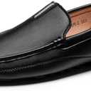 Bruno Marc Men's Driving Moccasins Penny Loafers Slip on Loafer Shoes (9, Black)