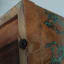 STONLIF Wooden Urns for Human Ashes Adult Male, Female - Wood Urn for Women, Resin Decorative Urns - Memorial, Burial Wooden Cremation Urns for Human Ashes Upto 20 lbs, Green - 1pc (X-Small)