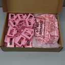 48 Pcs Pink Hair Claw Clips Set Hair Clips Scrunchies Bridesmaid Proposal Gifts Bulk for Women Bachelorette Wedding Party Favors