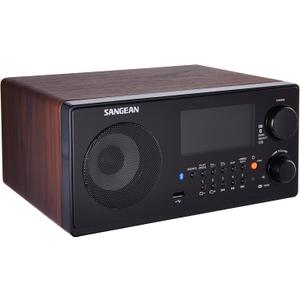 Sangean WR-22WL AM/FM-RDS/Bluetooth/USB Table-Top Digital Tuning Receiver (Walnut)