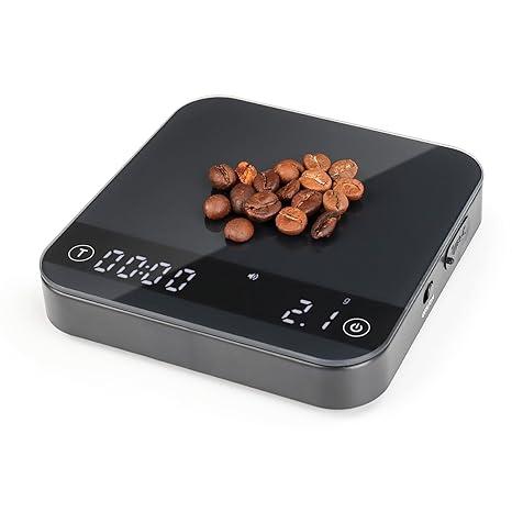 KitchenTour Coffee Scale with Timer 2kg/0.1g High Precision Pour Over Drip Espresso Scale