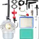 Pro Chaser 697978 591378 Carburetor Compatible with Briggs and Stratton Nikki 695115 030430 695114 Fits Coleman Powermate 5000 6250 Storm Responder 5500 Generator Troy Bilt 204412-0147E1 Generator