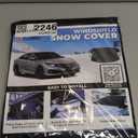 EcoNour Windshield Cover for Ice and Snow  Universal Fit for Car, SUV, Truck, Heavy Duty 600D Oxford Fabric Frost Protector for Ice & Sleet, Includes AntiTheft Straps, Medium (69"x42")