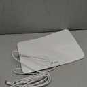 TV Antenna Indoor, Digital Amplified Indoor HDTV Antenna, 1080p VHF UHF Television Local Channels Detachable Signal Amplifier and 16.5ft Long Coax Cable (White)