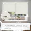Cordless Blackout Roller Shades Blinds for Windows Free-Stop,Pull Down Room Darkening with Valance,Thermal Insulated Woven Fabric Window Door Blinds for Home,Office,Beige 37" W x 72" L